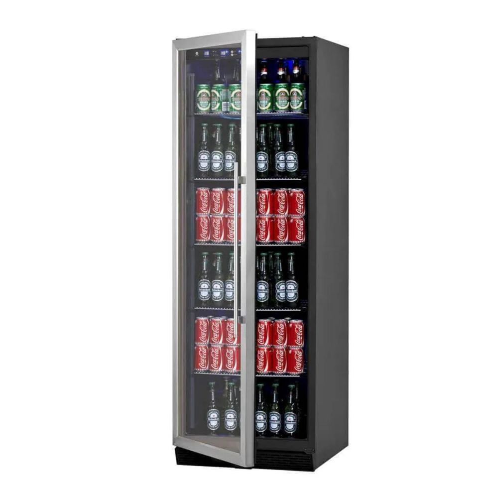 72" Beverage Refrigerator With Clear Glass Door